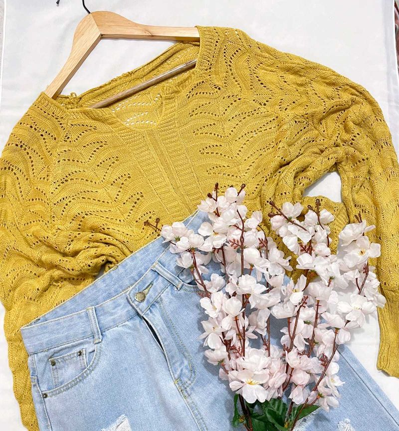 Pinterest Oversized Crochet Pullover A