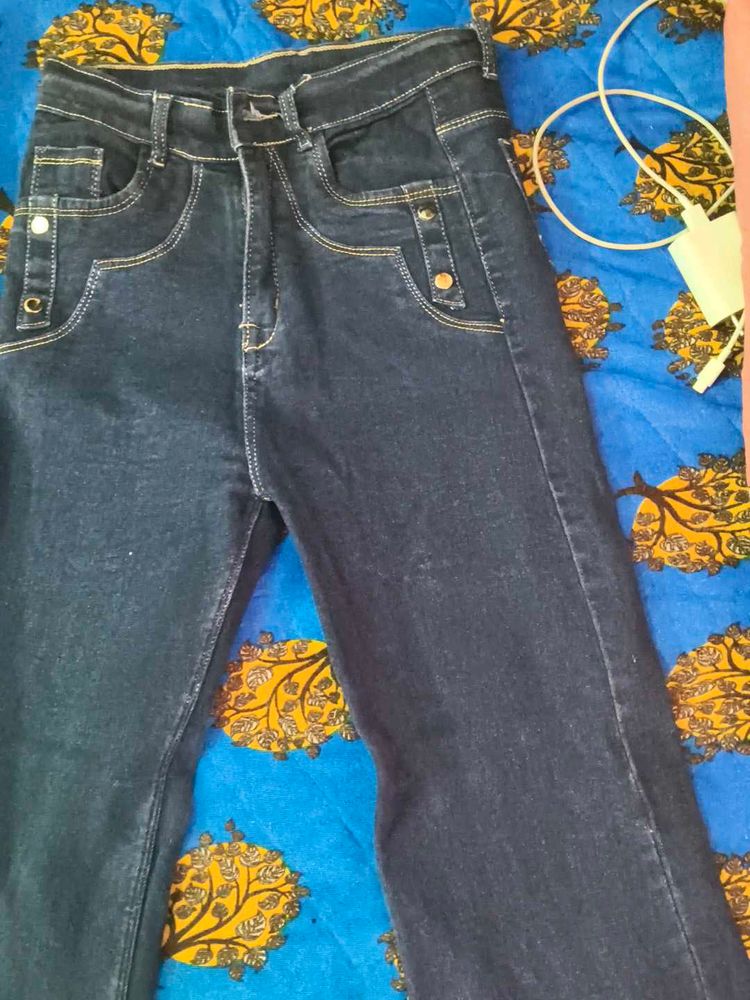 Dark Wash Denim Jeans