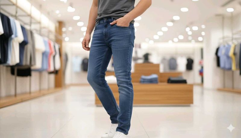Men&#39;s Blue Denim Jeans