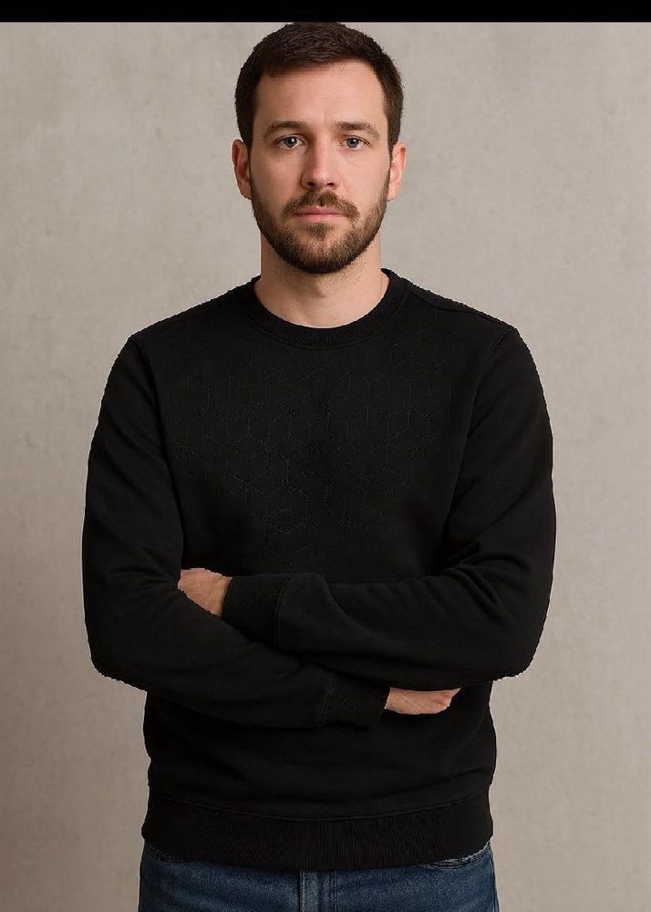 Bang Ban g Jeans Black Thick Sweatshirt