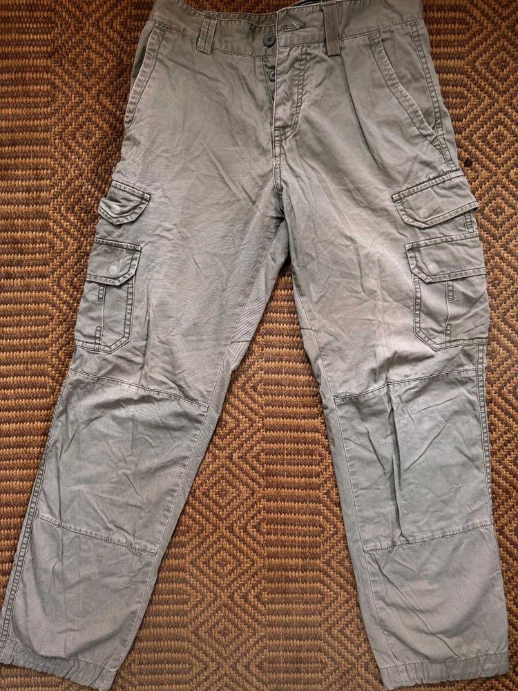 Grey Cargo Pants Celio