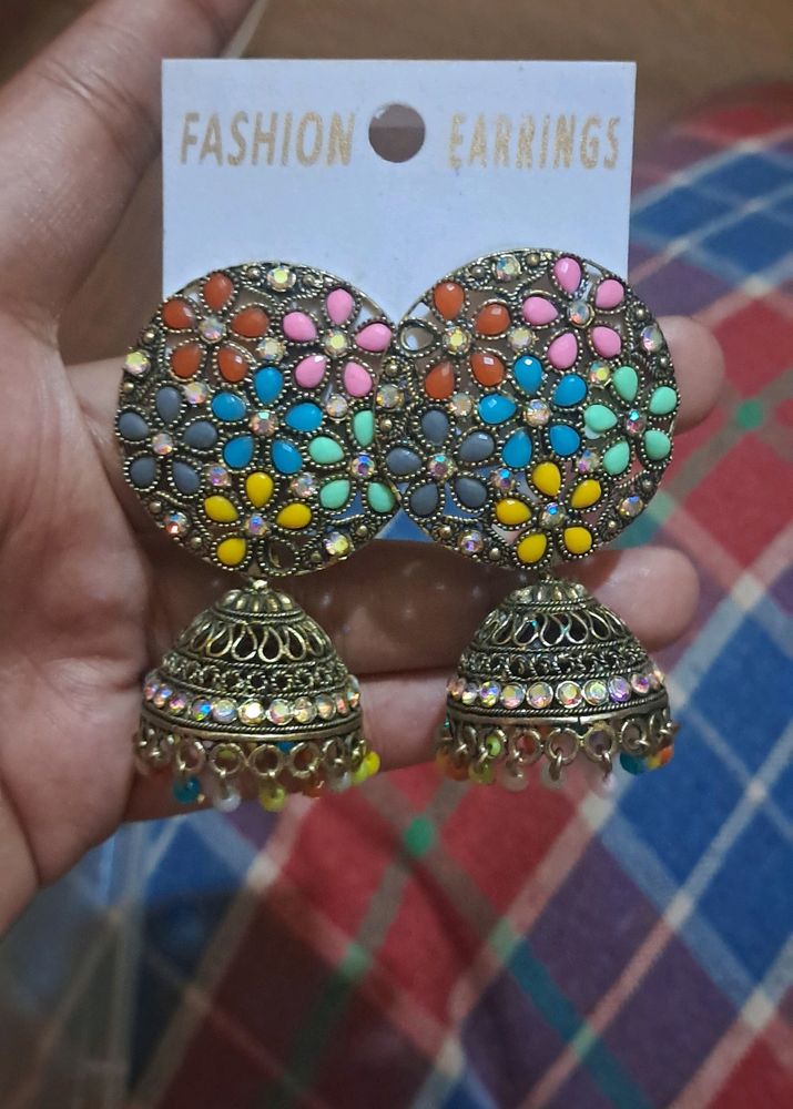 3 Pairs Of Elegent JHUMKE 🕊✨️