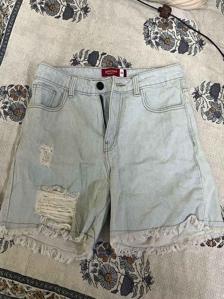 Denim shorts - Light blue