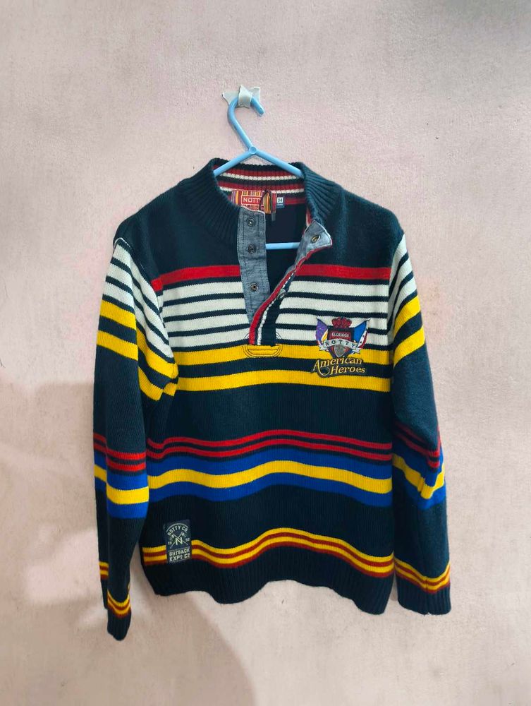 Striped Knit Sweater