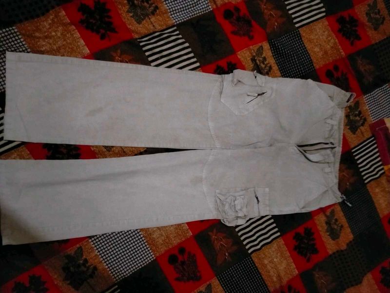 Vintage Beige Cargo Pants