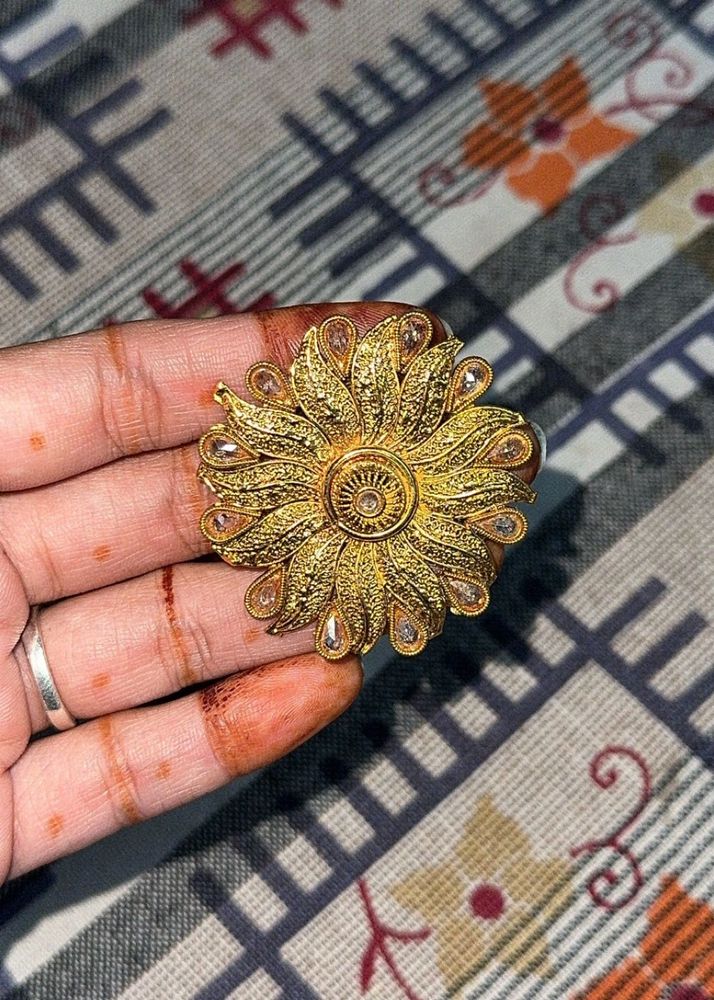 Golden Flower Ring