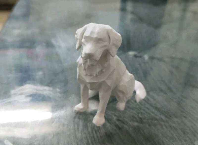 Dog Showpiece 3d Printed