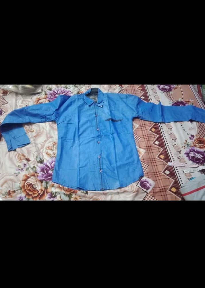 Blue Casual Shirt