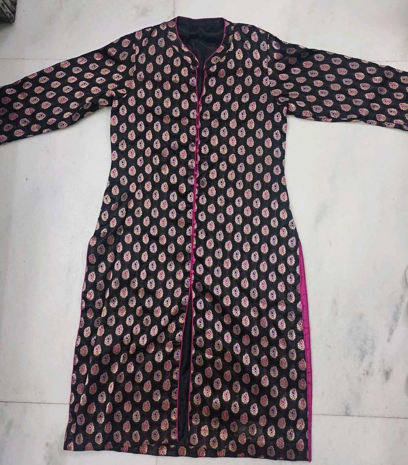 Patterned Duster Suit
