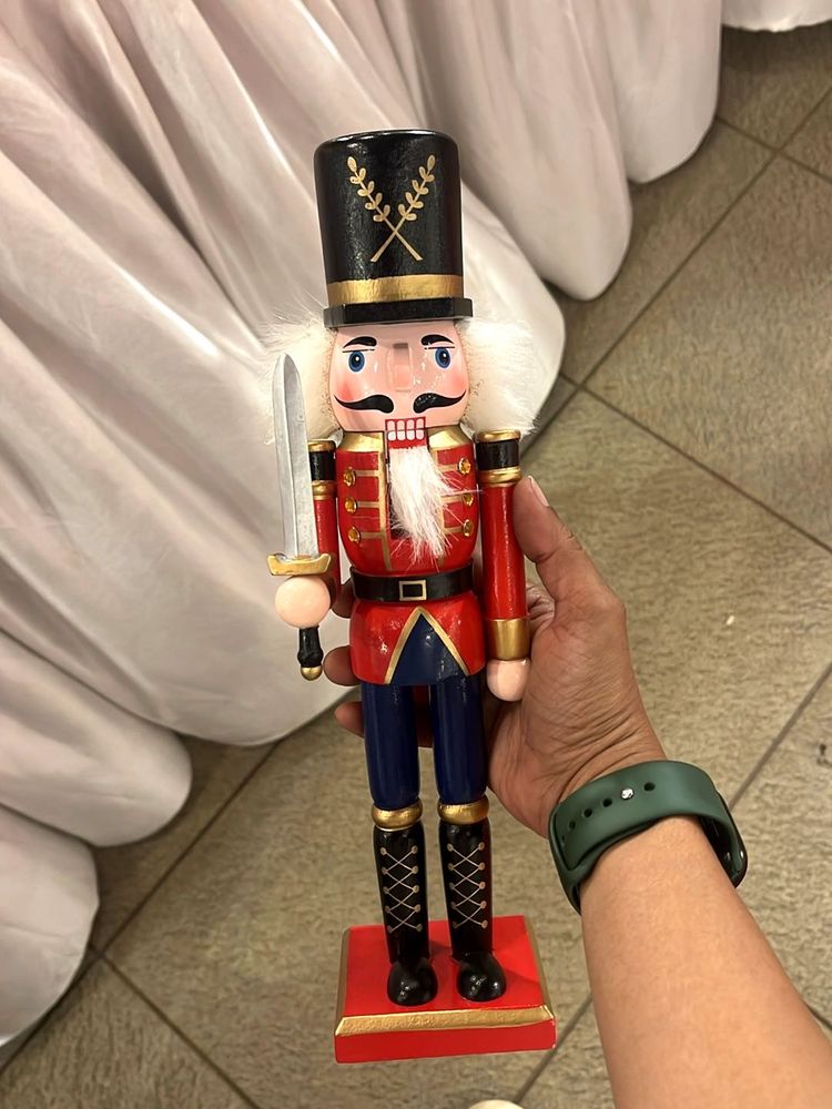 Vintage Wooden Nutcracker Figurine