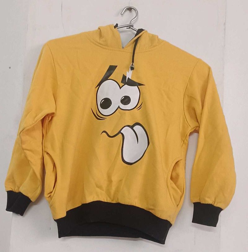 Yellow Graphic Hoodie