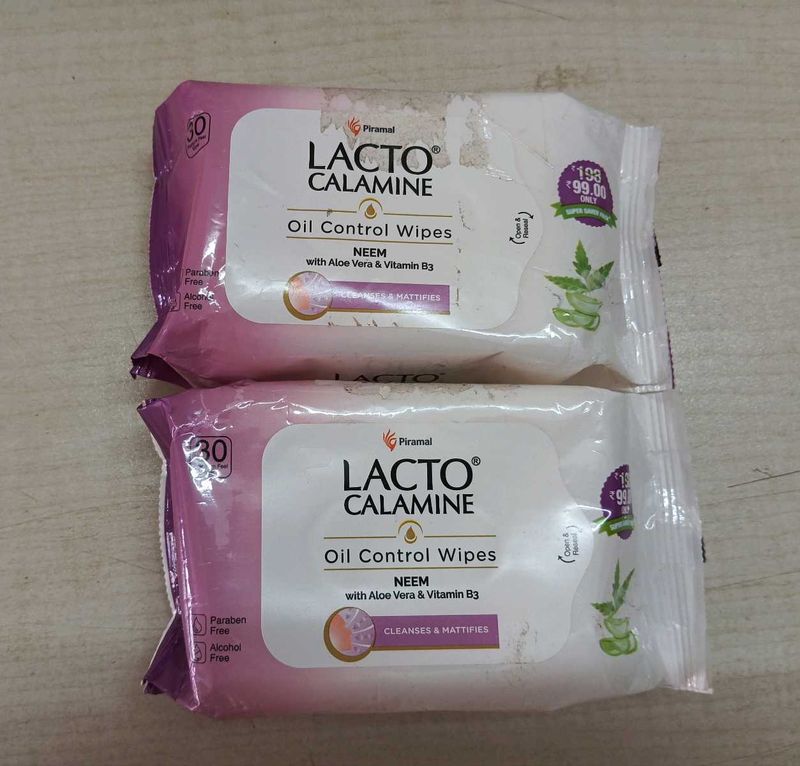 Oil Control Wet Wipes ( Pack Of 2)