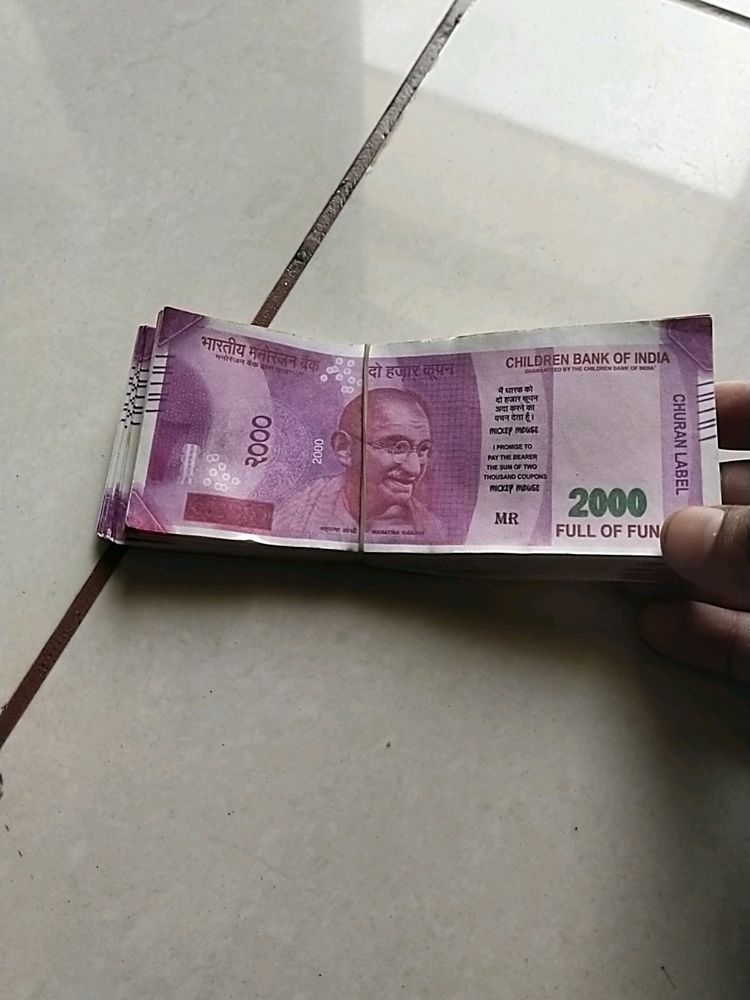 2000rs Children Bank of India Dummy Currency Notes Combo | Playing All Indian Rupees Currency Notes |Play Fake Money Currency for Kids