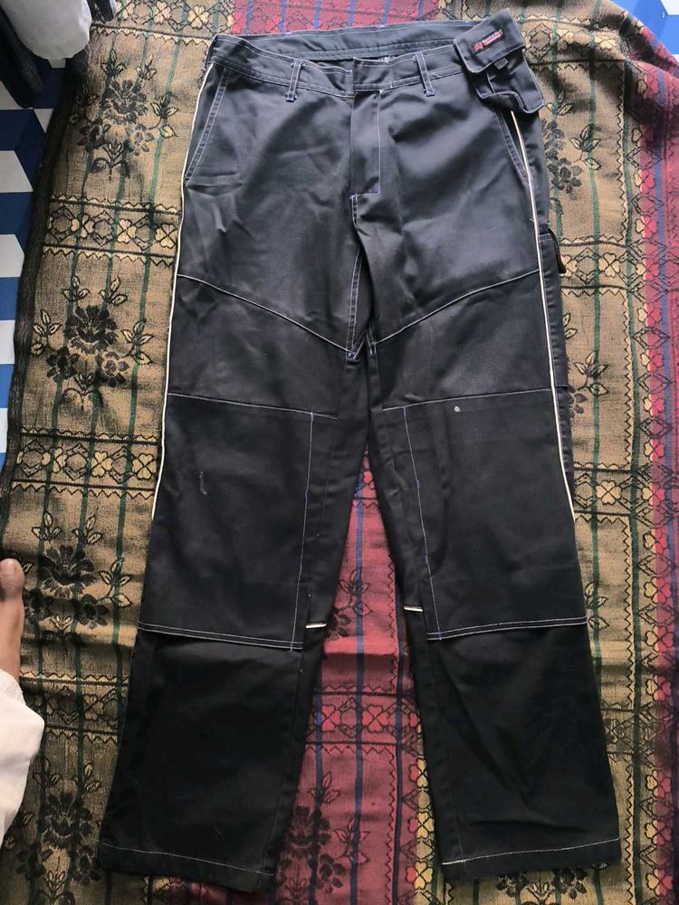 Black Utility Style Pants