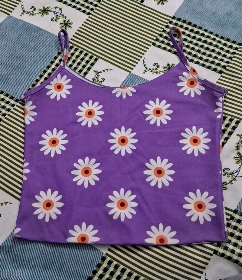 Daisy Print Tank Top