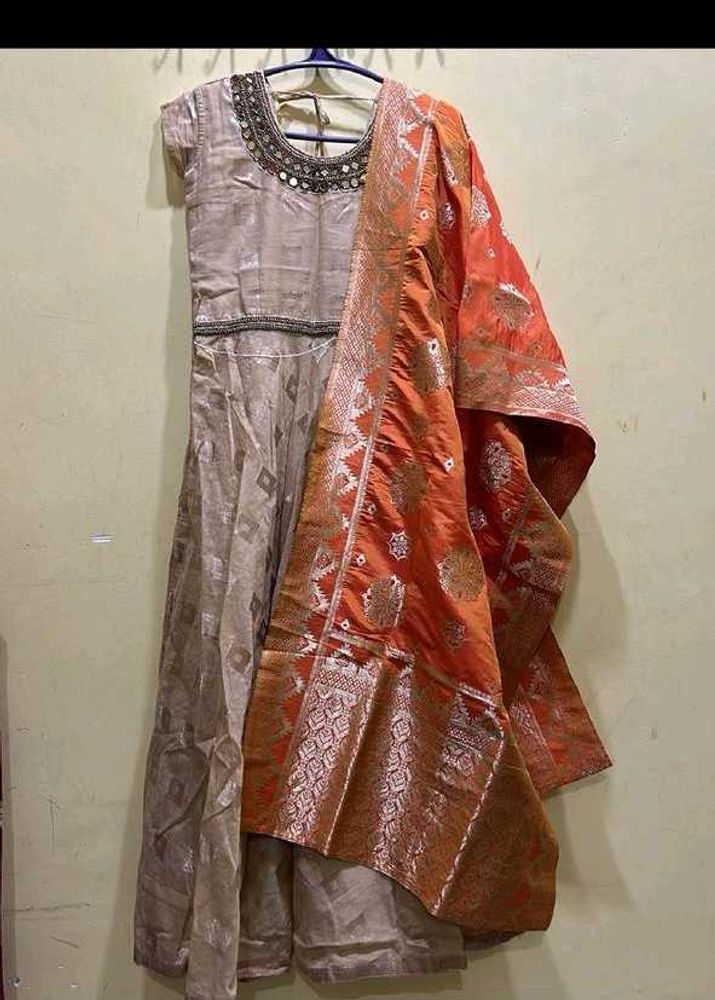 Elegant Anarkali Suit with Dupatta
