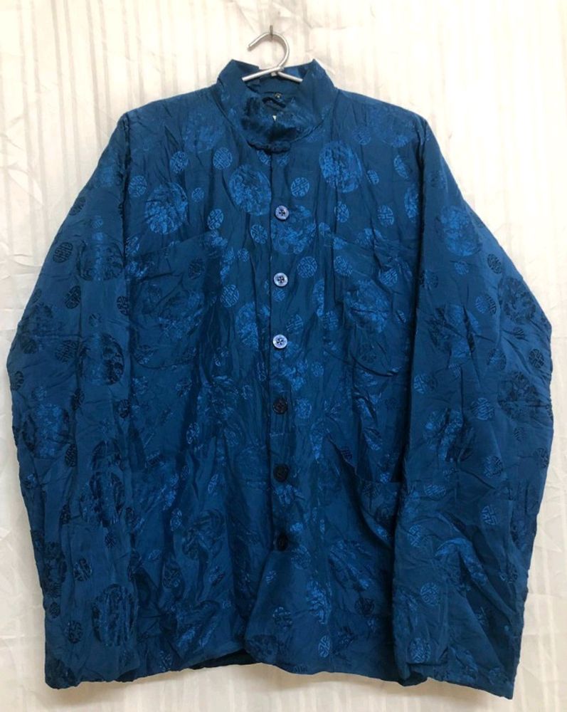 San-na Blue Printed Coat