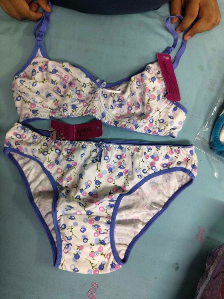 A Bra Panty Set With Tag.