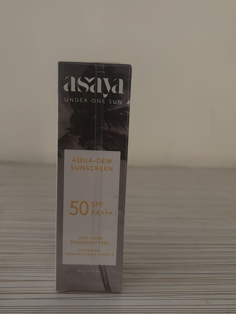 Asaya Aqua-Dew Sunscreen SPF 50