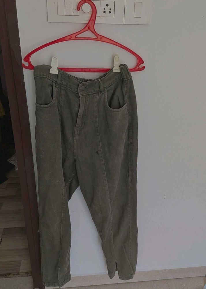 Olive Green Jeans
