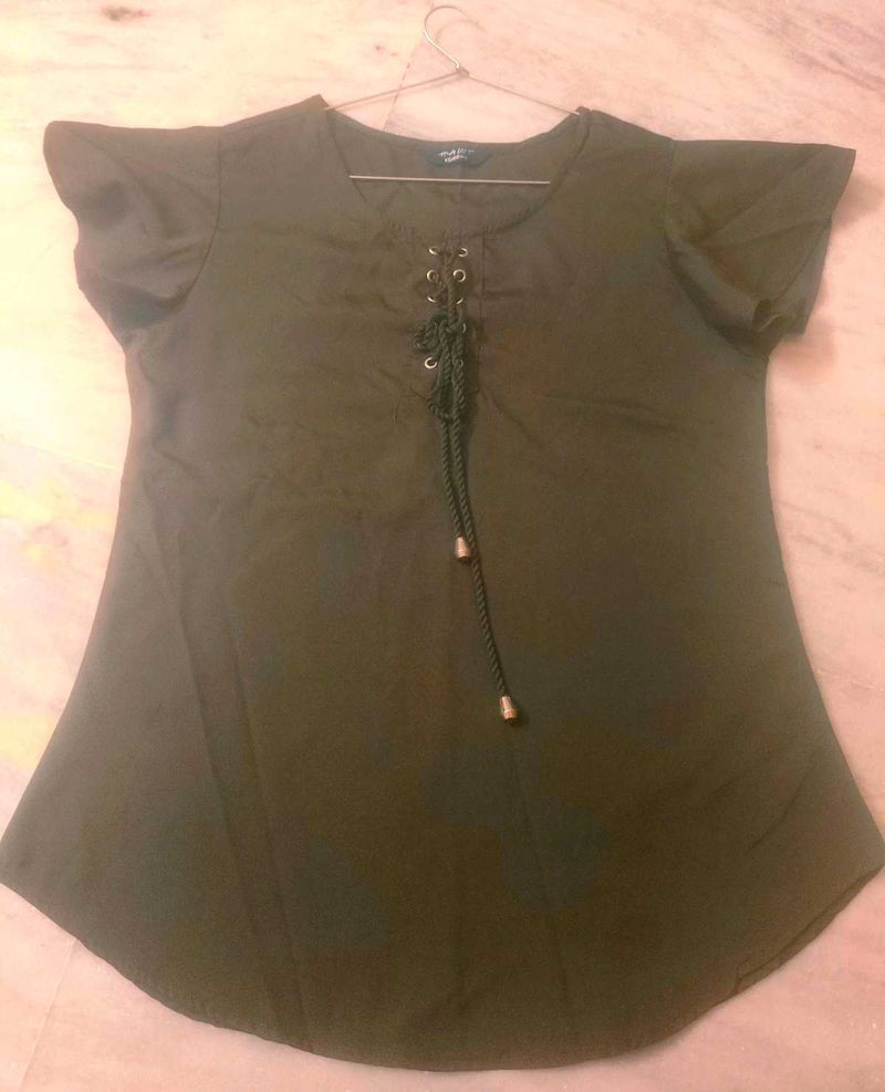 Olive Green Top