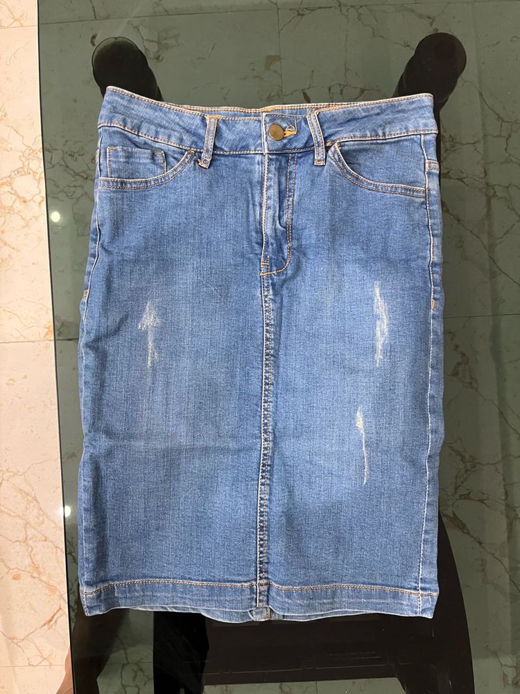Denim Skirt