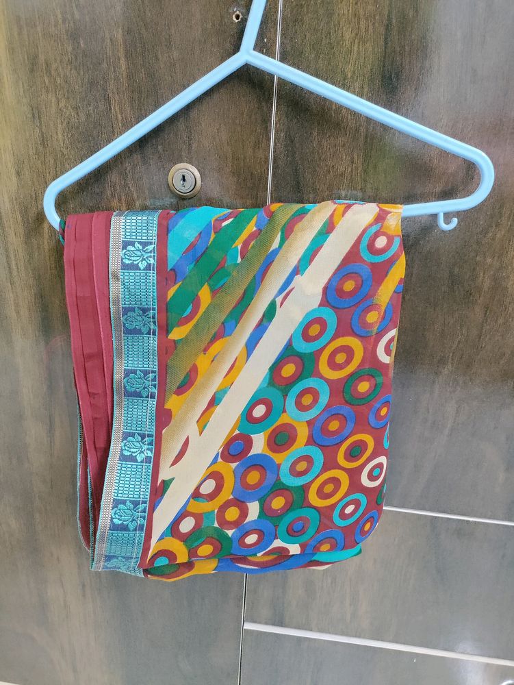 Multicolored saree