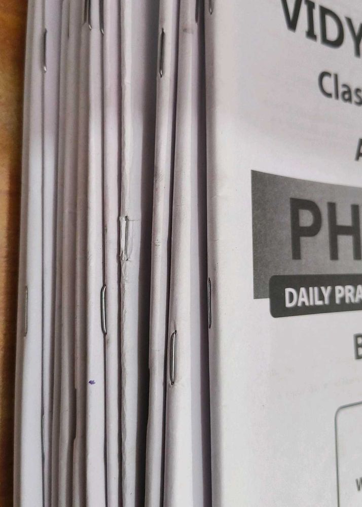 PW Dpp : Daily Practise Paper for Class 11th