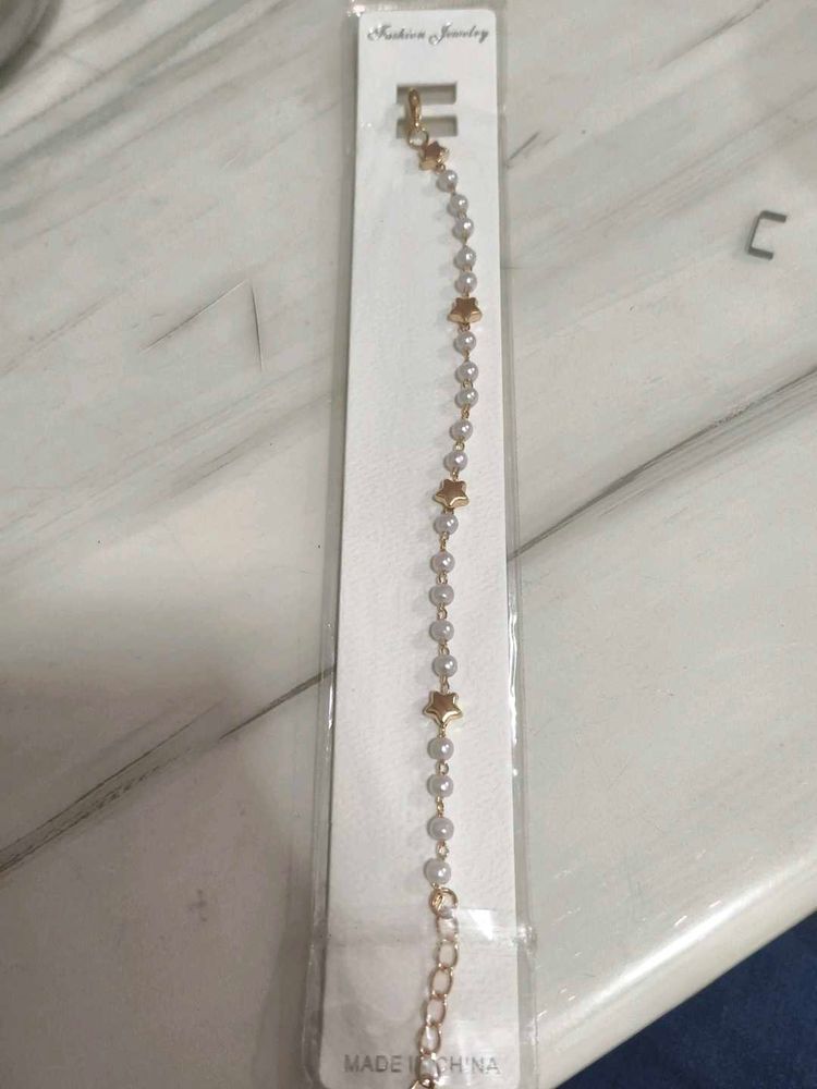 Star &amp; Pearl Bracelet