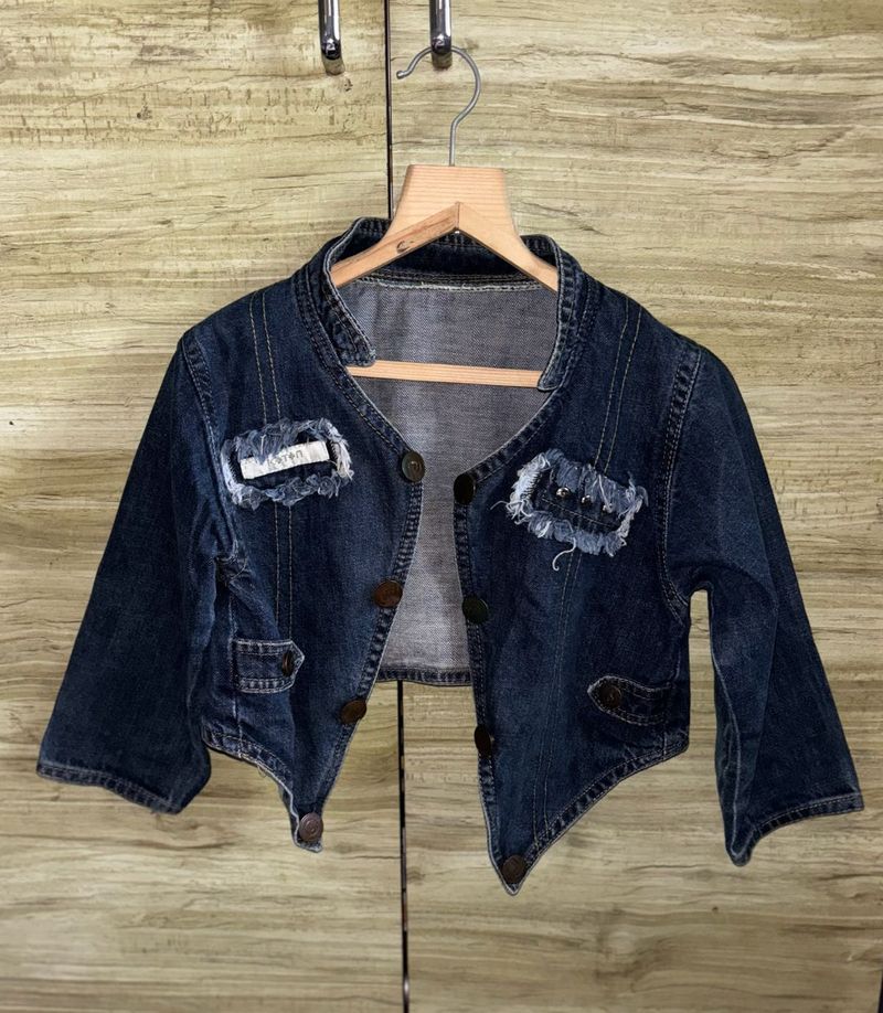 Cropped Denim Jacket