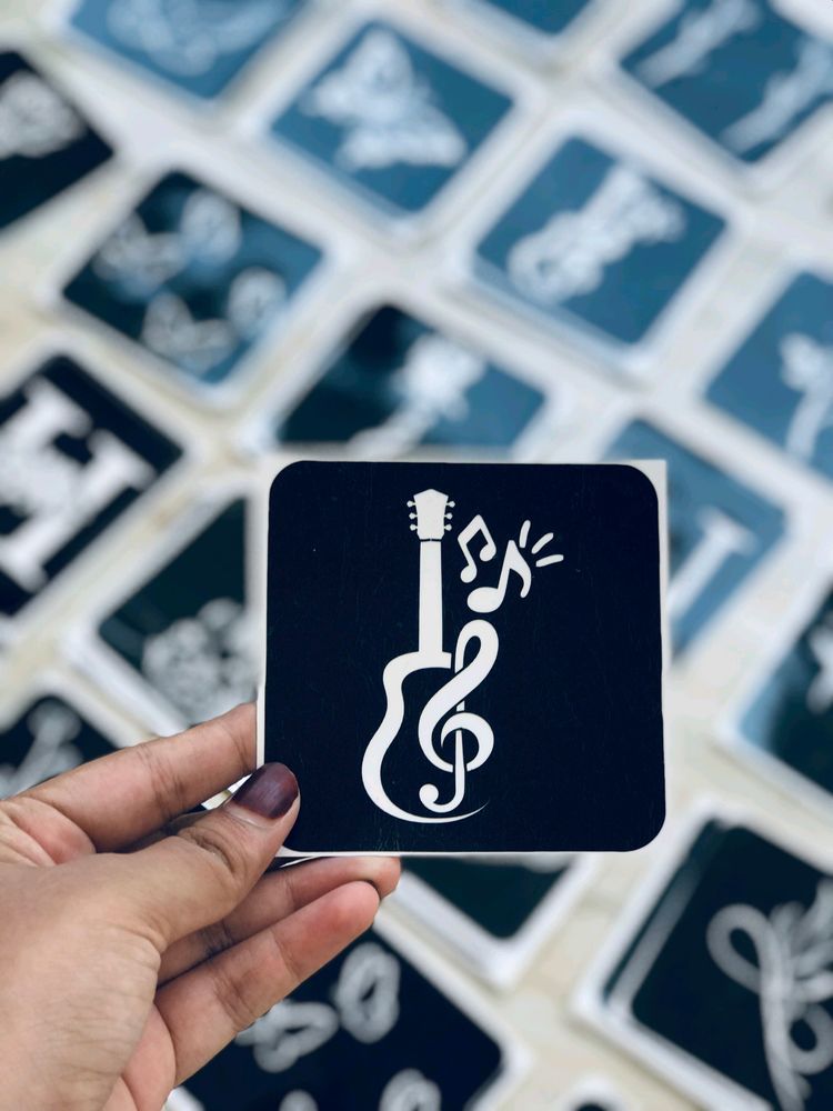 Guitar tattoo Stencils