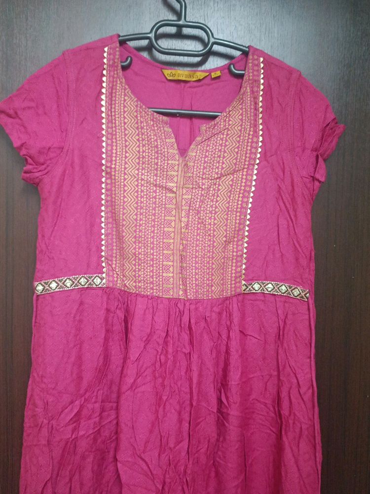 Avaasa Pink Kurti