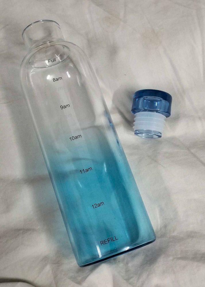 Glass Motivation Water Bottle 🍾
