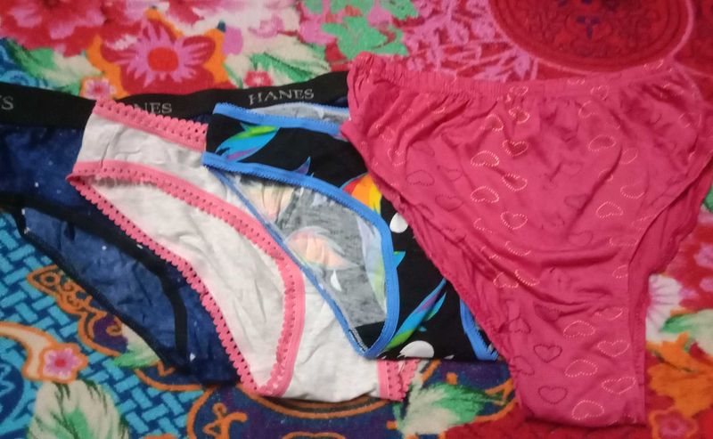 Women's Briefs 4 Pairs