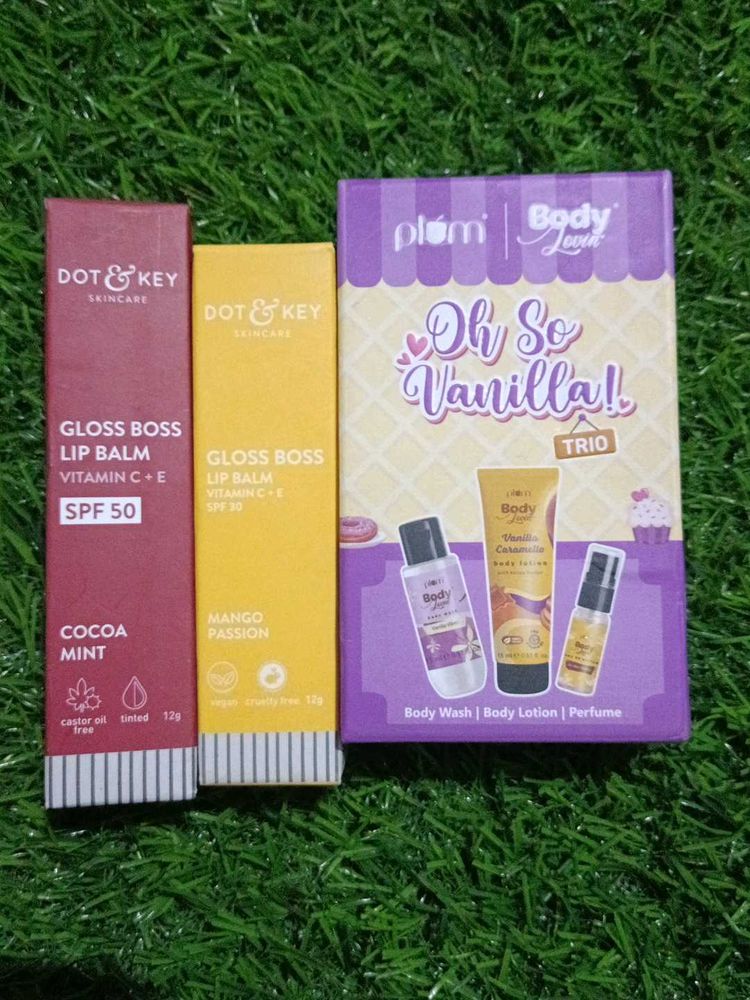 2 Lip Balm &amp; 1 Oh So Vanilla Kit