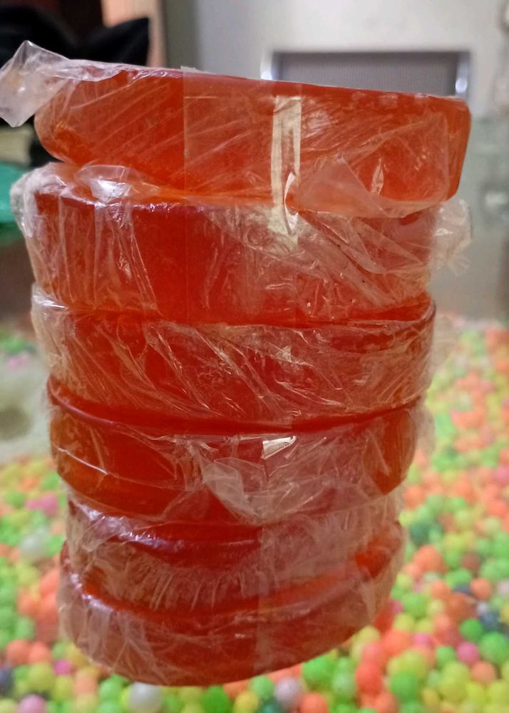 Red Oval Soap-  6pc