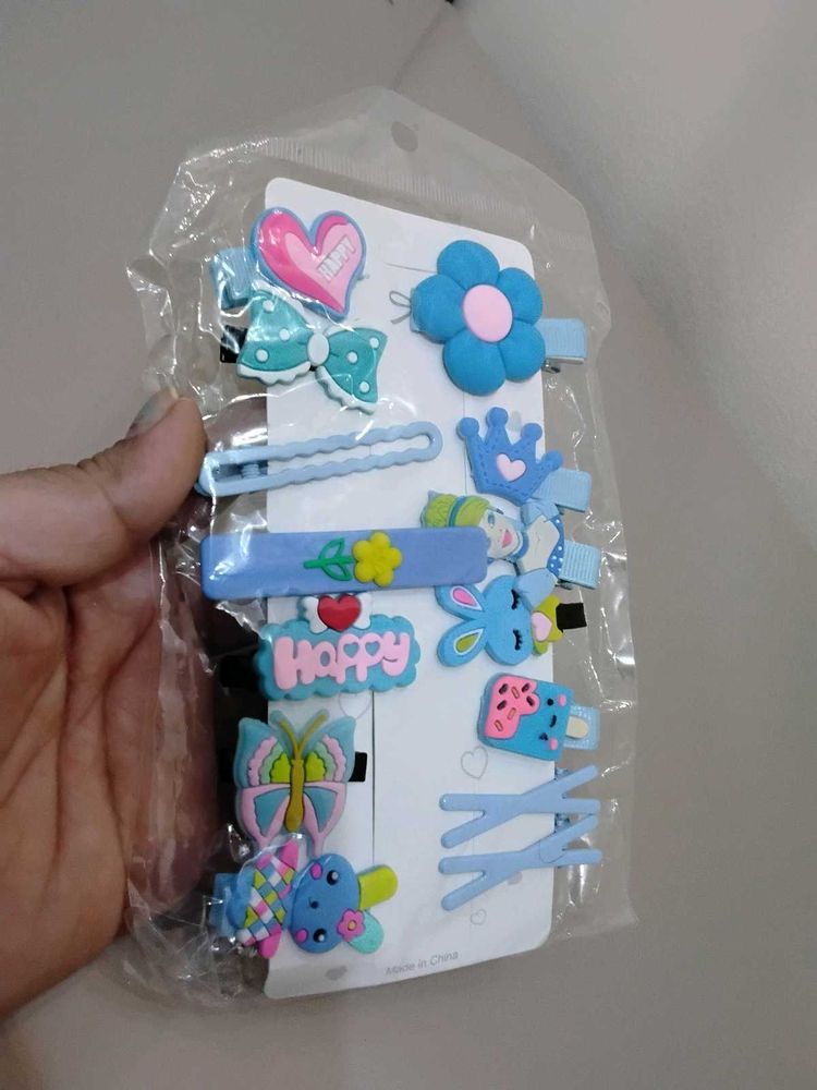 Cute Hair Clips Set