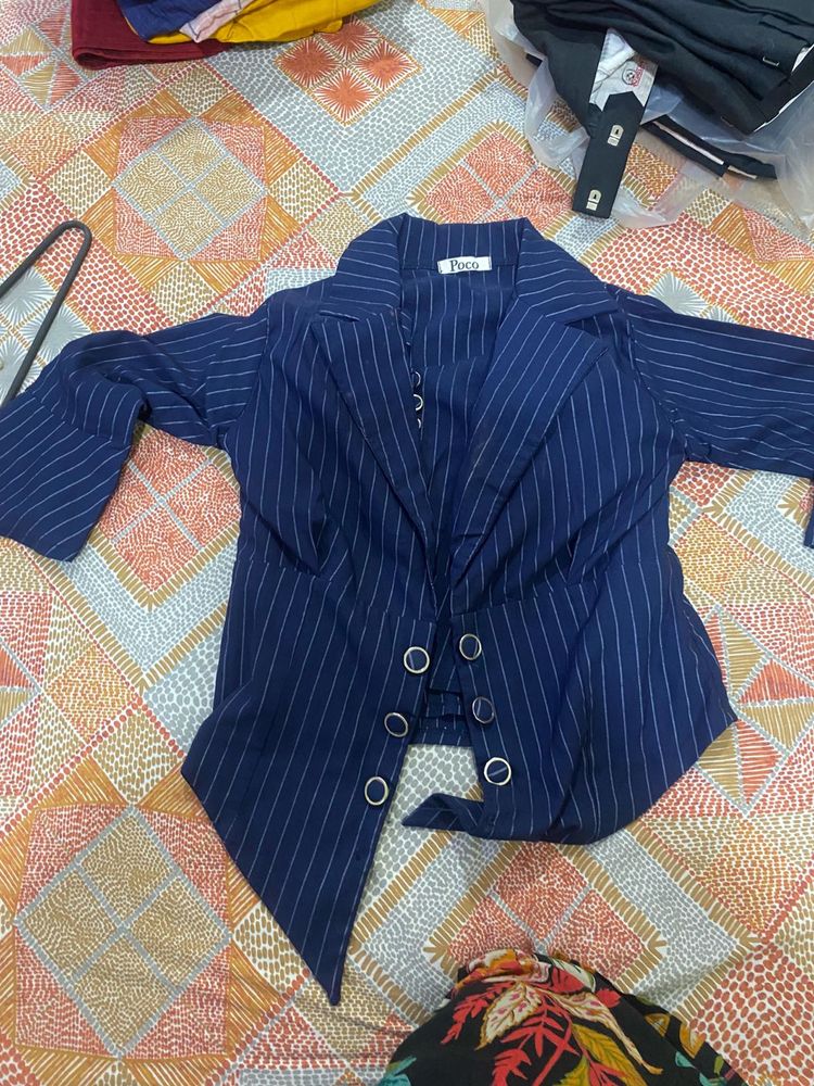 Striped Blazer