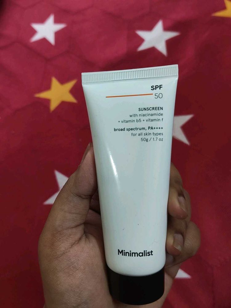 Minimalist SPF 50 Sunscreen