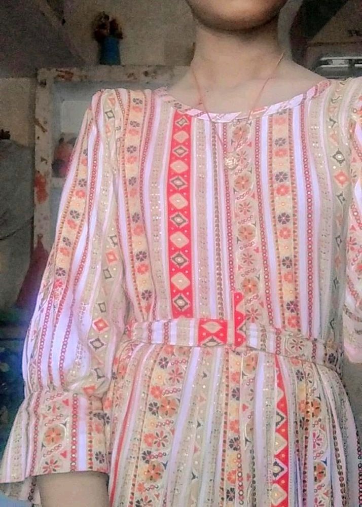 Vintage Style Striped Dress