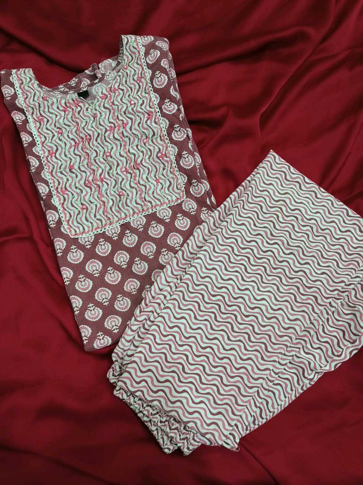 Elegant Printed Kurta Set