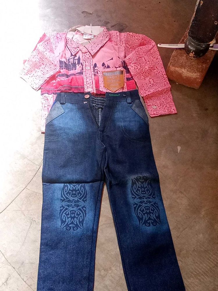 Kids Jeans And Shirt