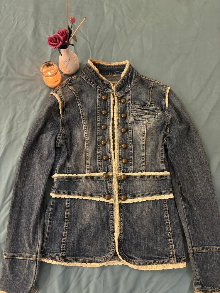AESTHETIC DENIM VINTAGE JACKET
