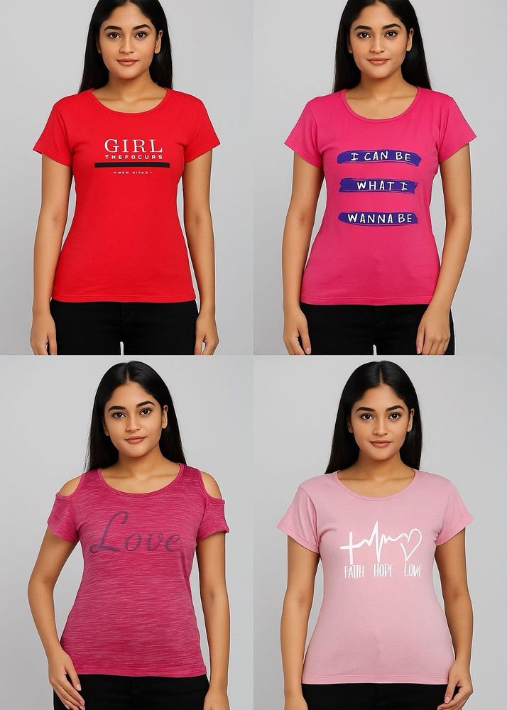 4 Stylish Women Tops + 1 Surprise Free Gift