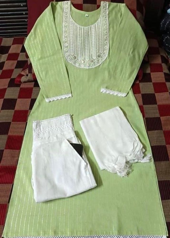 Green Kurta Set
