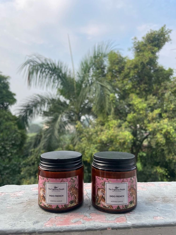 set of two candles