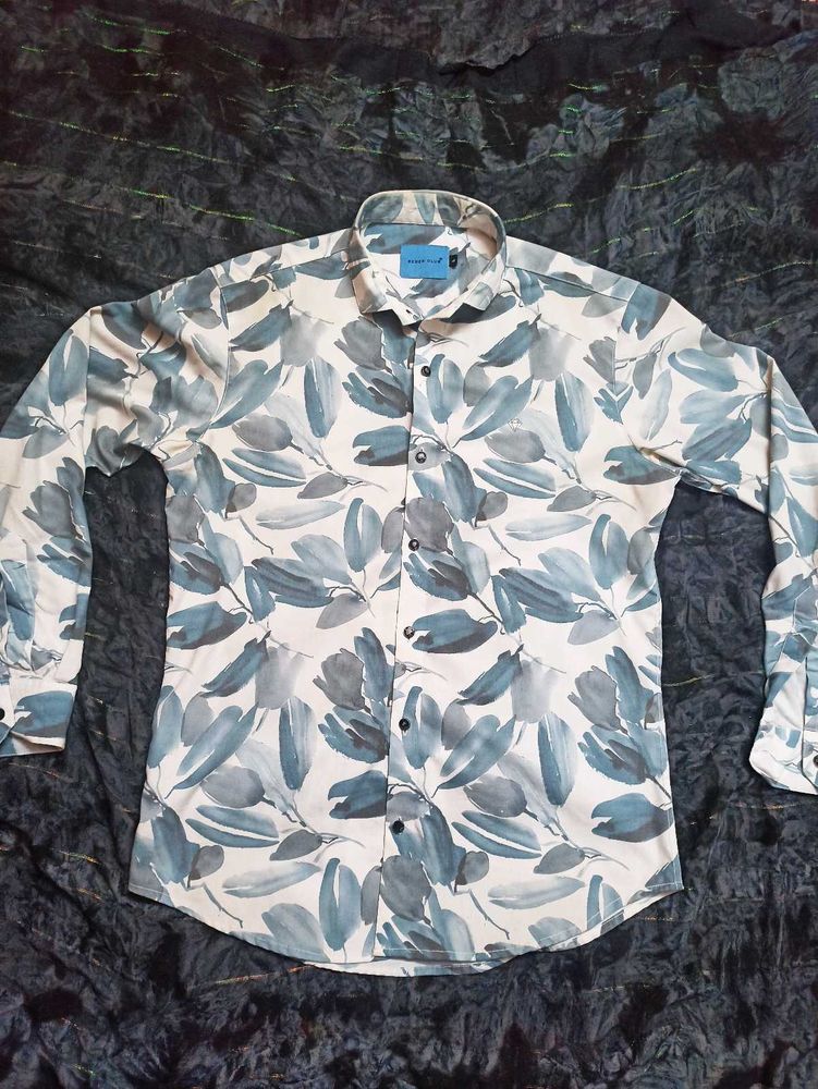 Floral Print Button Down Shirt