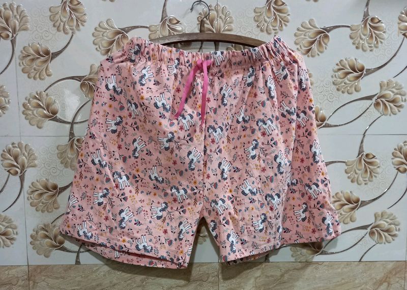 Pure Cotton Lounge Shorts For Women
