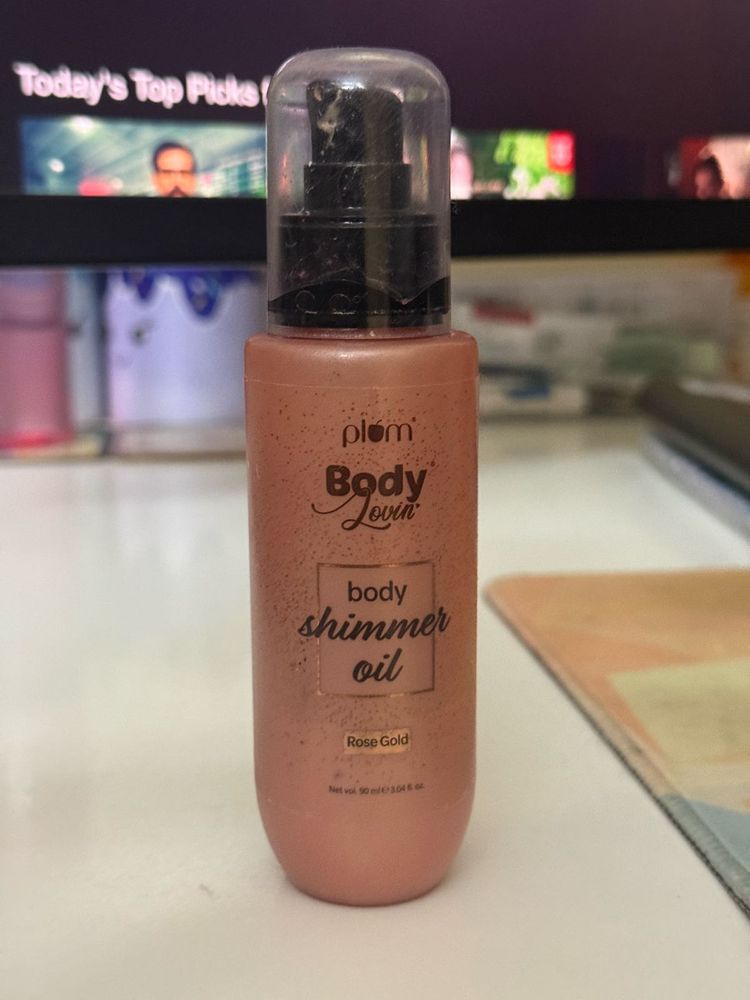 Plum Body Shimmer Oil