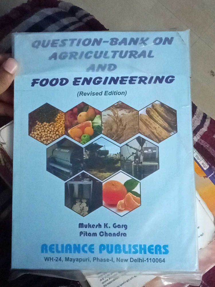 Agricultural &amp; Food Engineering Book
